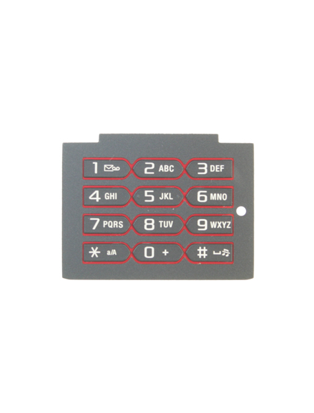 Teclado numérico Sony Ericsson W595 rojo - negro