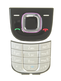 Teclado Nokia 2680 lila - plata