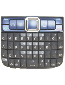Teclado Nokia E63 azul - negro