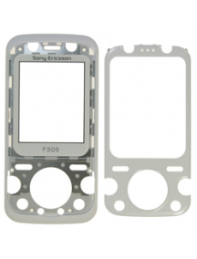 Carcasa frontal Sony Ericsson F305 blanca