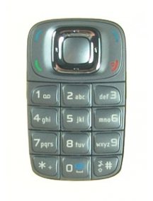 Teclado Nokia 6085 Plata