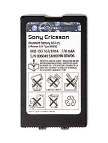 Batería Sony Ericsson BST-25 T610 - T630