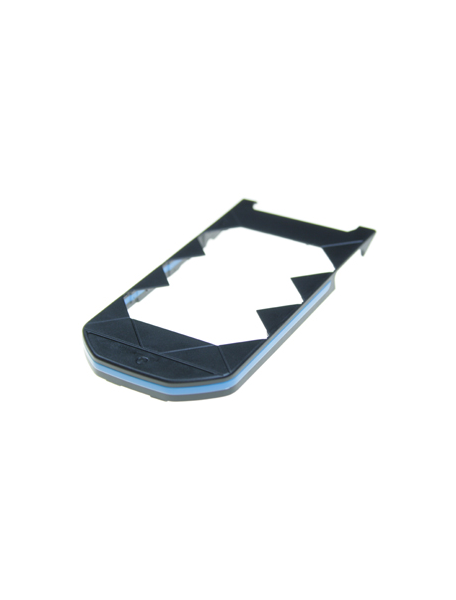 Carcasa inferior frontal Nokia 7070 prisma negra - azul