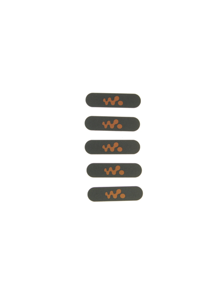 Embellecedor Sony Ericsson W595 negro - naranja