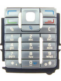 Teclado Nokia E60 plata