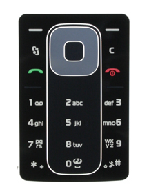 Teclado Nokia 6650 fold negro - gris
