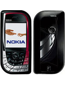 Carcasa Nokia 7610 Negra - Roja