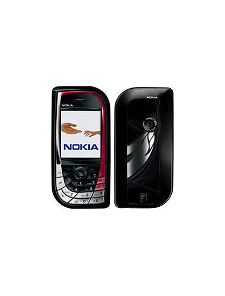 Carcasa Nokia 7610 Negra - Roja