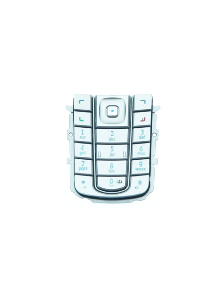 Teclado Nokia 6230i Plata