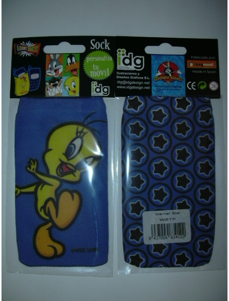 Funda - Calcetín Bagmóvil Warner Star Piolin azul