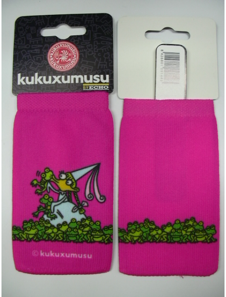 Funda - Calcetín Kukuxumusu princesa con sapos rosa