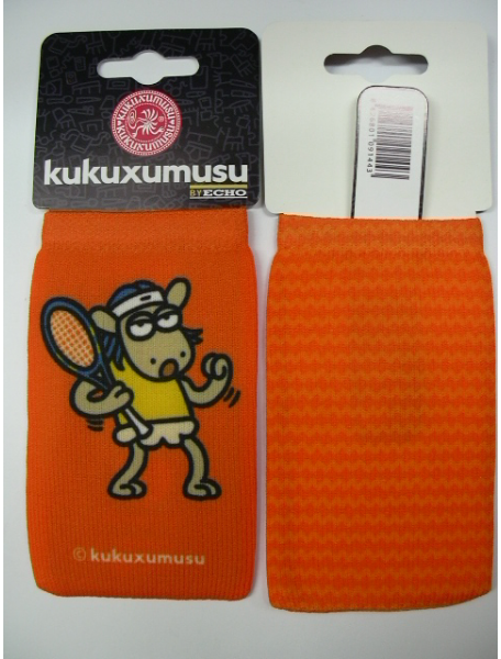 Funda - Calcetín Kukuxumusu perro tenista naranja