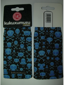Funda - Calcetín Kukuxumusu calaberas azul - negro