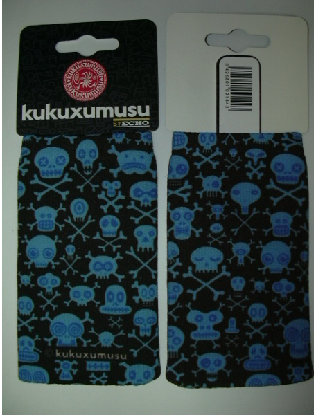 Funda - Calcetín Kukuxumusu calaberas azul - negro