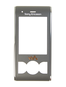Carcasa frontal Sony Ericsson W595 negra