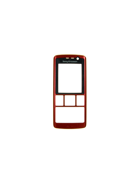 Carcasa frontal Sony Ericsson K610i roja