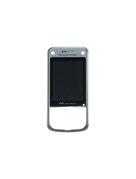 Carcasa frontal Sony Ericsson W760i plata