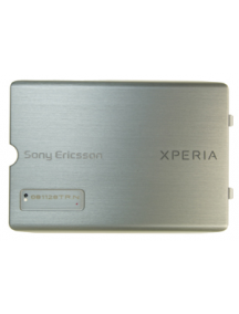 Tapa de batería Sony Ericsson Xperia X1 plata