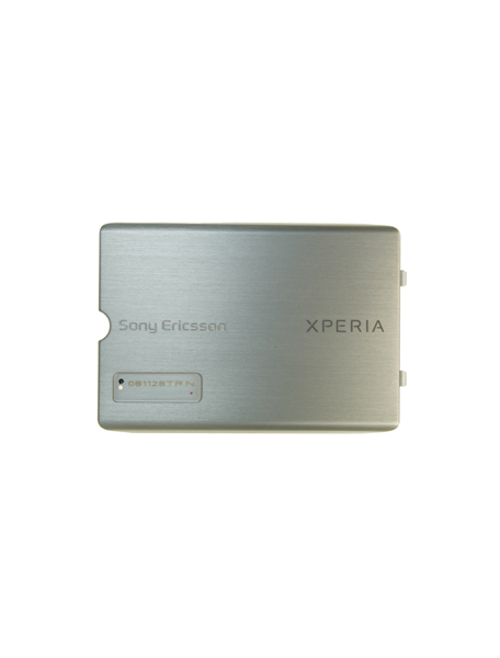 Tapa de batería Sony Ericsson Xperia X1 plata