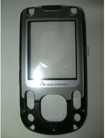 Carcasa frontal Sony Ericsson W550i gris