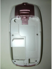 Carcasa trasera Samsung E530 blanca - rosa