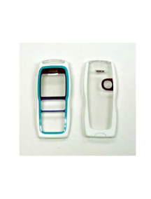 Carcasa Nokia 3220 blanca - azul