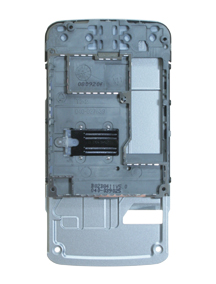Carcasa intermedia deslizante Nokia N96 titanio
