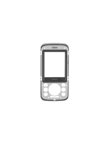 Carcasa frontal Sony Ericsson W395 blush titanium
