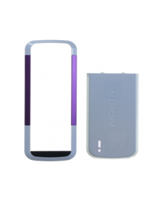 Carcasa Nokia 5310 púrpura - blanca
