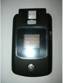 Carcasa frontal Motorola V3x negra