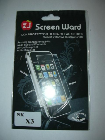 Lámina protectora de display Nokia X3