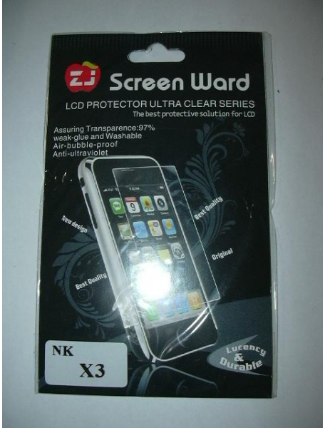 Lámina protectora de display Nokia X3