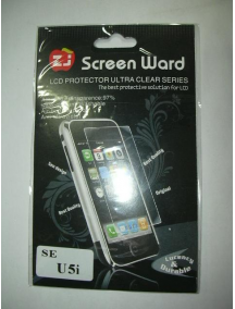 Lámina protectora de display Sony Ericsson U5i