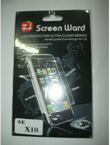 Lámina protectora de display Sony Ericsson X10