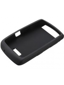 Funda silicona Blackberry 9500 Storm negra sin blister