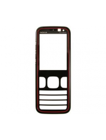 Carcasa frontal Nokia 5630 roja - negra