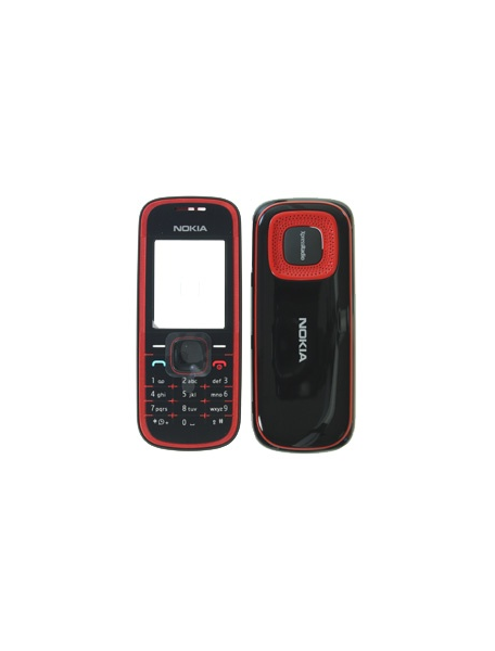 Carcasa Nokia 5030 negra - roja