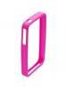 Protector bumper de silicona Apple iPhone 4 rosa