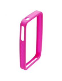 Protector bumper de silicona Apple iPhone 4 rosa