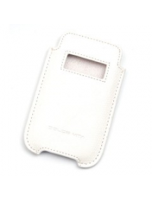 Funda de piel Dolce Vita blanca con ventana