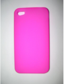 Funda de silicona Apple iPhone 4 rosa