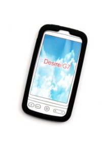 Funda de silicona HTC Desire - G7 negra