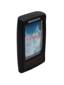 Funda de silicona Sony Ericsson X10 mini negra