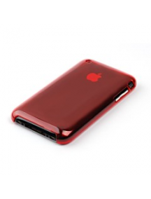 Protector trasero Apple iPhone 3G - 3GS rojo