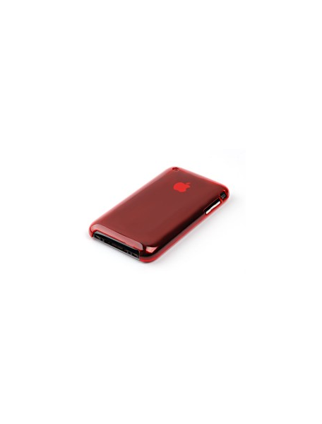 Protector trasero Apple iPhone 3G - 3GS rojo