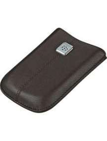 Funda de piel Blackberry HDW-19862 marrón