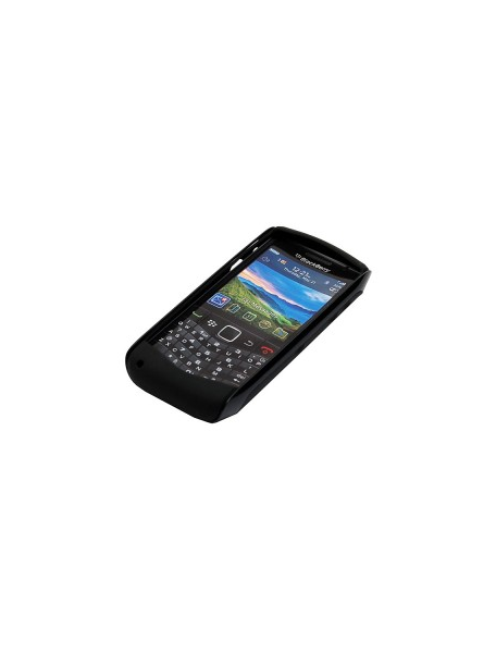 Funda de silicona Blackberry ASY-29750 negra con marco externo d