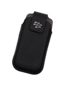 Funda de piel Blackberry HDW-29557 negra