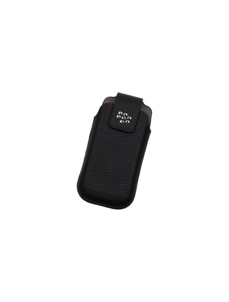 Funda de piel Blackberry HDW-29557 negra