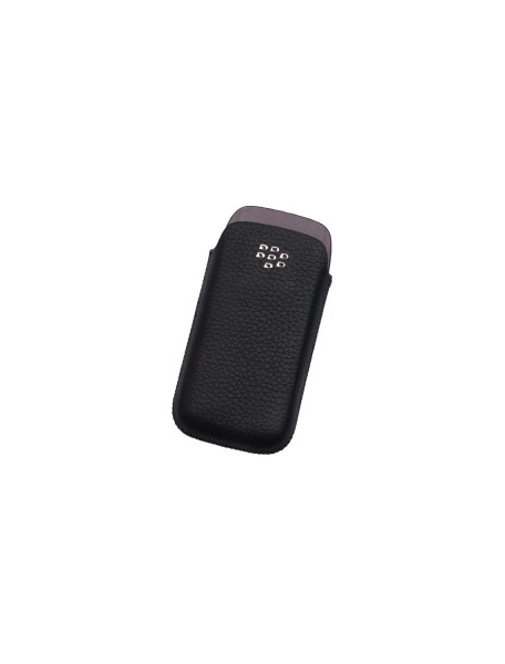 Funda de piel Blackberry HDW-29891 negra